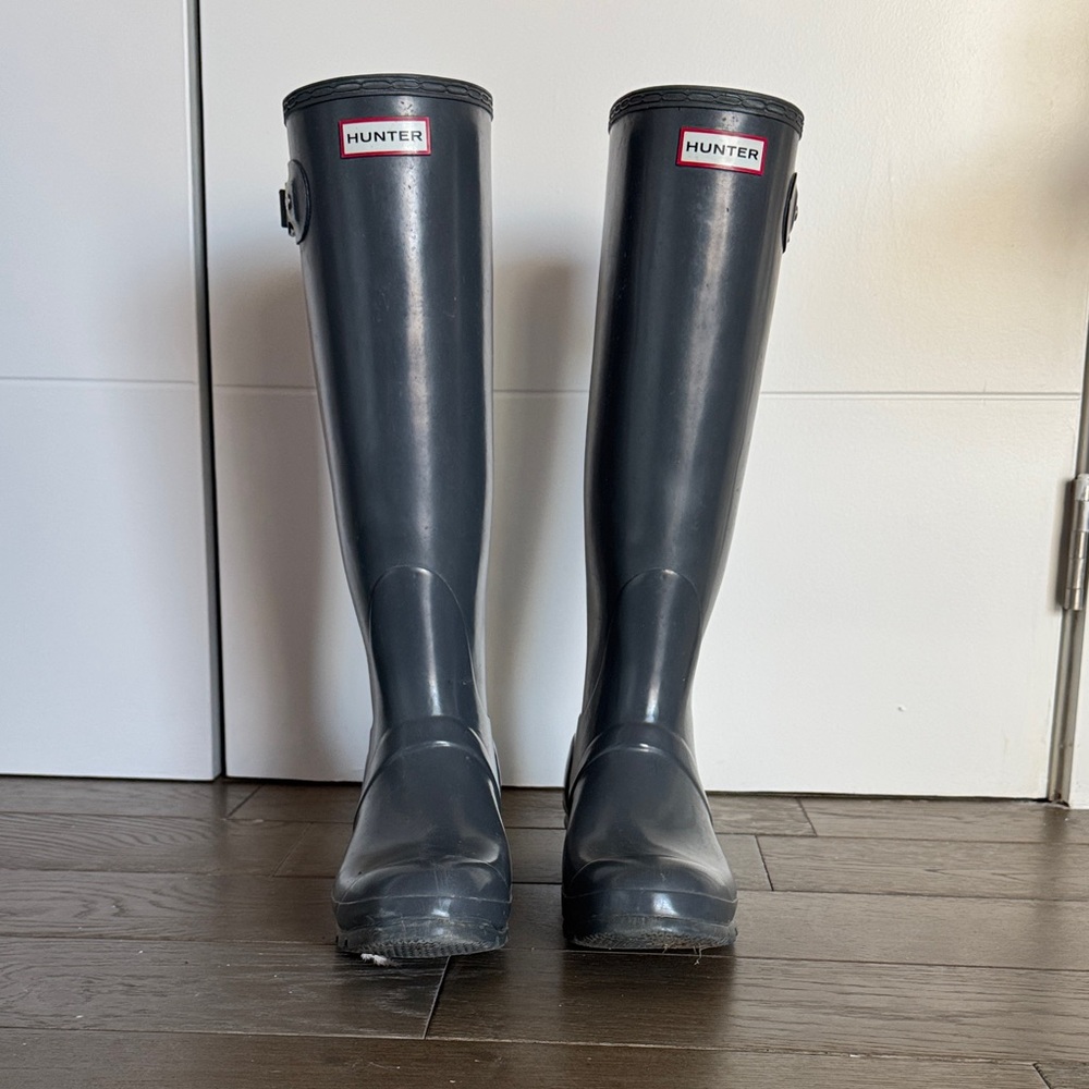 Hunter Classic Grey Waterproof Boots